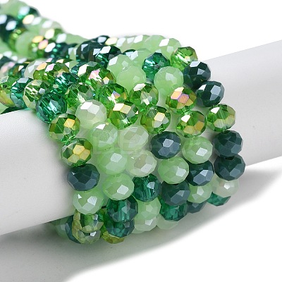 Glass Beads Strands EGLA-A034-M6mm-11-1