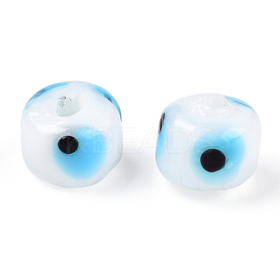Handmad Lampwork Beads LAMP-T021-08C-1