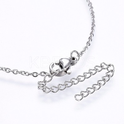 304 Stainless Steel Pendant Necklaces LS-NJEW-H486-03P-1