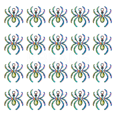 30Pcs Alloy Pendants Rhinestone Settings PALLOY-DC0001-14-1