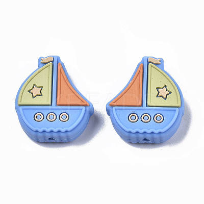 Food Grade Eco-Friendly Silicone Focal Beads LS-SIL-N002-12D-1
