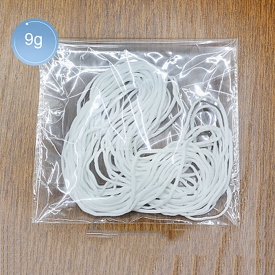 1/8 inch Round Nylon Elastic Band for Mouth Cover Ear Loop OCOR-E023-05B-1
