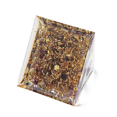 Orgonite Pyramid Resin Energy Generators DJEW-D013-01D-1