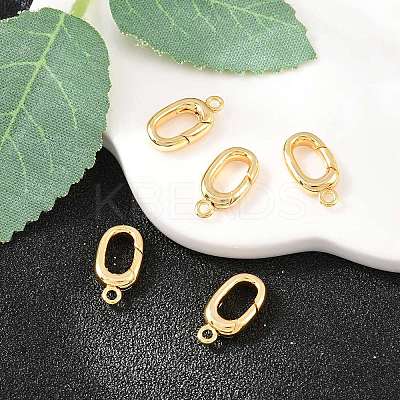 SHEGRACE Brass Spring Gate Rings XGR0096G-129G-1