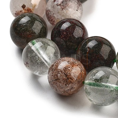 Natural Four Seasons Lodolite Quartz Beads Strands G-Z063-A02-02-1