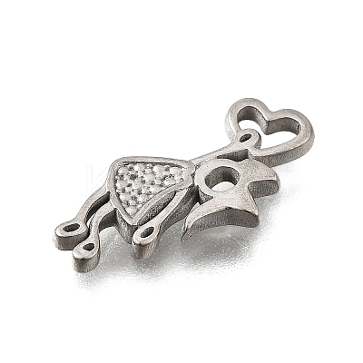 304 Stainless Steel Pendants STAS-Q362-01A-P-1
