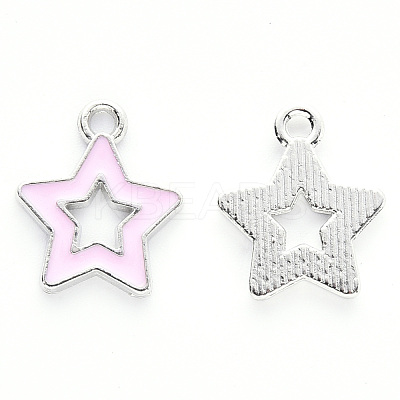 Alloy Enamel Pendants ENAM-S121-027B-P-1