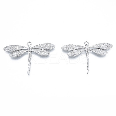 Non-Tarnish 304 Stainless Steel Pendant Rhinestone Settings LS-STAS-N098-196P-1