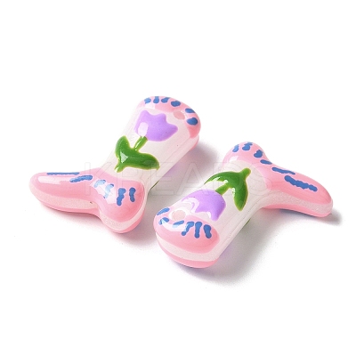Baking Paint Glass Enamel Beads BLOW-D300-01F-1