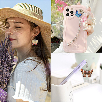 DIY Butterfly Earring Making Kit DIY-TA0006-02-1