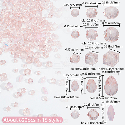 Transparent Glass Beads GLAA-SP0001-50A-1