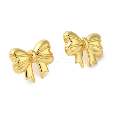 Rack Plating Brass Clip-on Earrings EJEW-R162-29G-1