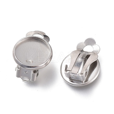 Tarnish Resistant 304 Stainless Steel Clip-on Earring Setting LS-STAS-I166-33P-1
