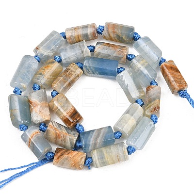 Natural Blue Calcite Beads Strands G-A314-A06-01-1