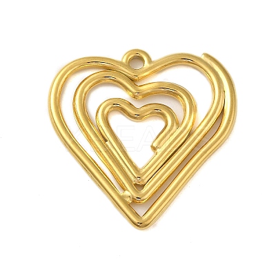 Ion Plating(IP) 304 Stainless Steel Pendants STAS-C104-28C-G-1