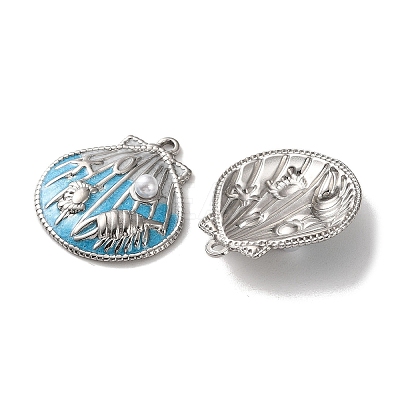 304 Stainless Steel Charms STAS-A124-01B-P-1