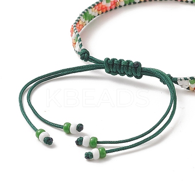 Handmade Japanese Seed Braided Bead Bracelets BJEW-MZ00020-01-1