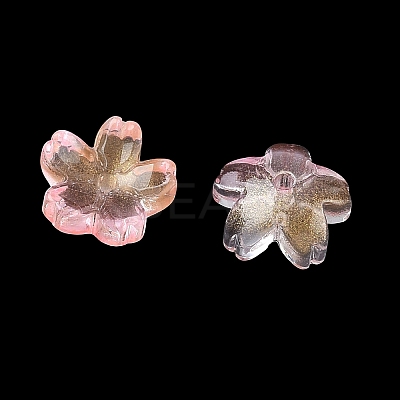 Dyed & Heated Glass Bead Caps GLAA-Z019-03-1
