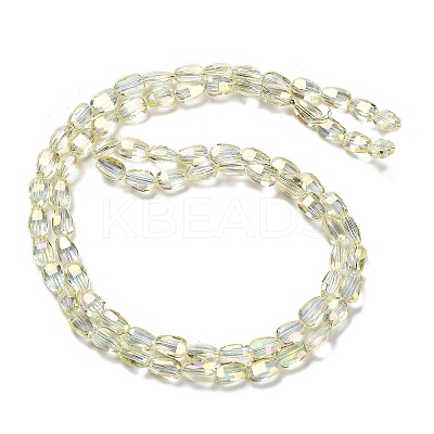 Electroplate Glass Beads Strands EGLA-P064-01B-FR01-1