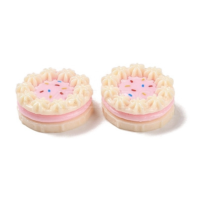 Opaque Resin Imitation Food Decoden Cabochons CRES-L037-15D-1
