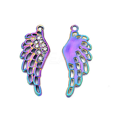 Rainbow Color Alloy Pendants PALLOY-T054-158-1