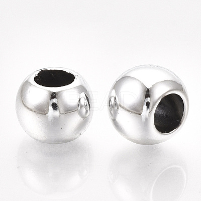 UV Plating ABS Plastic European Beads X-CCB-S162-28H-04-1