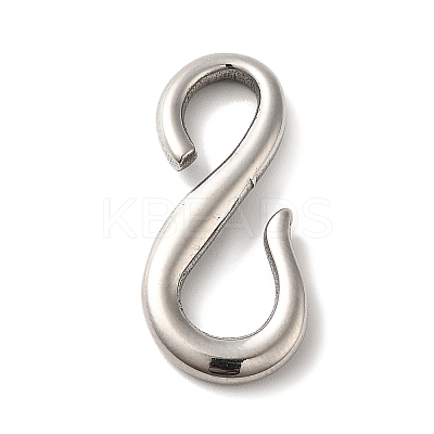 Non-Tarnish 304 Stainless Steel S-Hook Clasps STAS-P325-31P-1