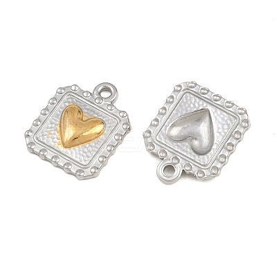 Valentine's Day 304 Stainless Steel Pendants STAS-F366-05GP-1