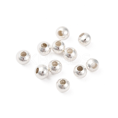 Round Brass Spacer Beads A-KK-L129-37S-1