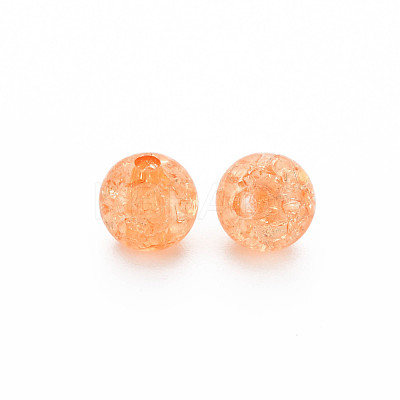 Transparent Crackle Acrylic Beads MACR-S373-66-N05-1