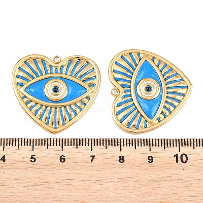 304 Stainless Steel Enamel Pendants STAS-G394-07G-02-1