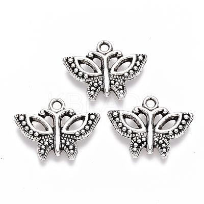 Tibetan Style Alloy Pendants TIBEP-S319-071AS-RS-1