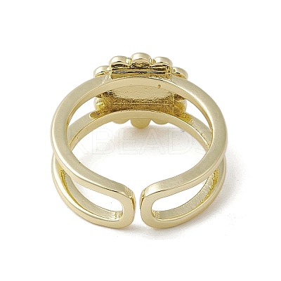 Brass Adjustable Open Rings RJEW-K257-87D-G-1