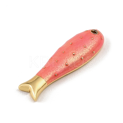 Brass Enamel Pendants KK-CBAF17A-06G-02-1