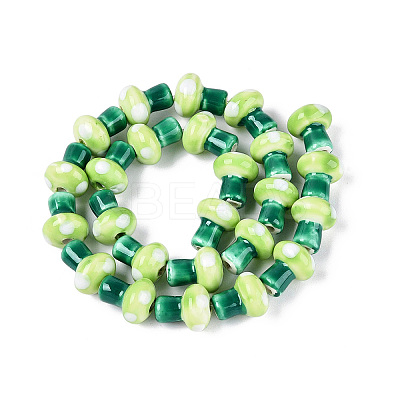 Handmade Porcelain Beads PORC-N012-03F-1