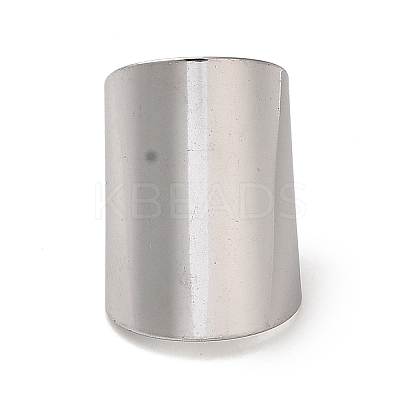 Non-Tarnish 304 Stainless Steel Open Cuff Ring RJEW-Z015-02P-1