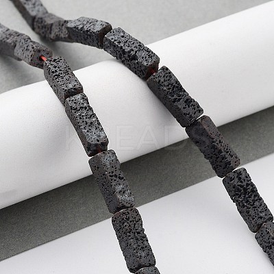 Natural Lava Rock Beads Strands G-H303-C05-1