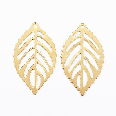 201 Stainless Steel Pendants X-STAS-H557-49G-1
