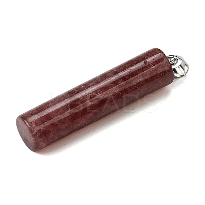 Natural Strawberry Quartz Big Pendants G-F820-11H-1