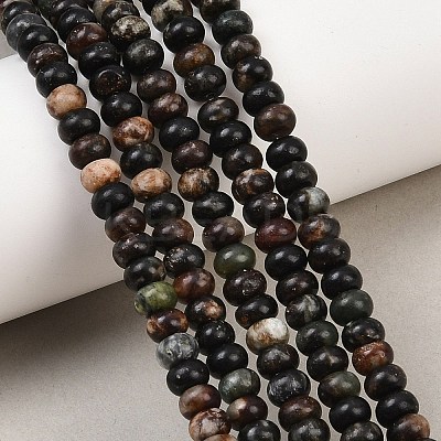 Natural Biotite Beads Strands G-L647-D05-4x6mm-1