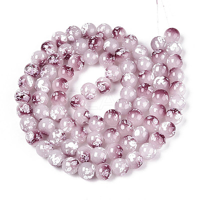 Baking Paint Glass Beads X1-DGLA-N015-10mm-05-1