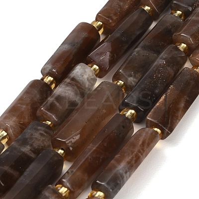 Natural Multi-Moonstone Beads Strands G-D353-A24-1