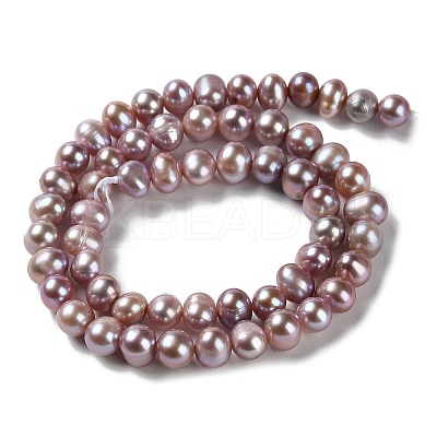 Natural Cultured Freshwater Pearl Beads Strands PEAR-E018-18-1