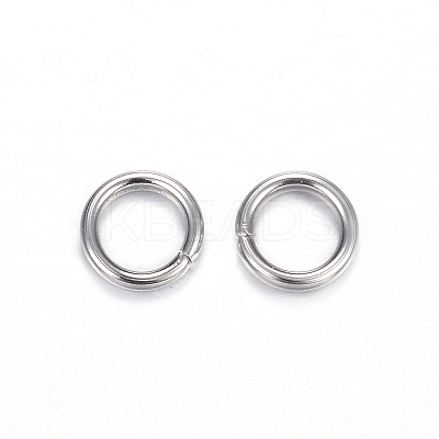 Tarnish Resistant 304 Stainless Steel Open Jump Rings A-STAS-D447-11-1