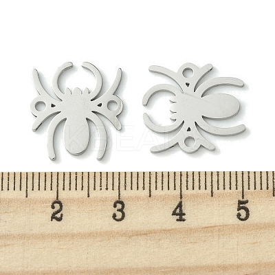 Non-Tarnish 201 Stainless Steel Connector Charms STAS-U003-03P-1