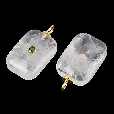 Natural Quartz Crystal Pendants G-F837-04A-1