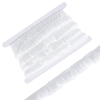 9Yards Chiffon Wrinkles Lace Ribbon OCOR-HY0002-38A-02-1
