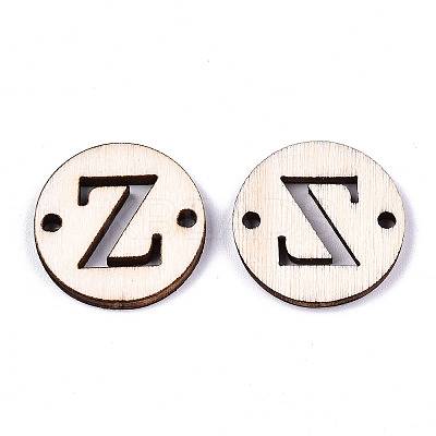 Unfinished Natural Poplar Wood Links Connectors WOOD-S045-140A-01Z-1