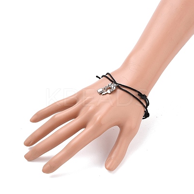 Adjustable Nylon Thread Bracelets BJEW-JB05637-1