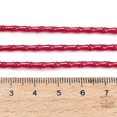 Lab Grown Red Corundum Beads Strands GG-CBAC488-03A-1